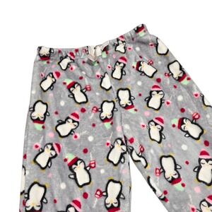 Wonder Nation Pajama Pants Penguin Print Fleece Sleepwear Loungewear XXL‎
